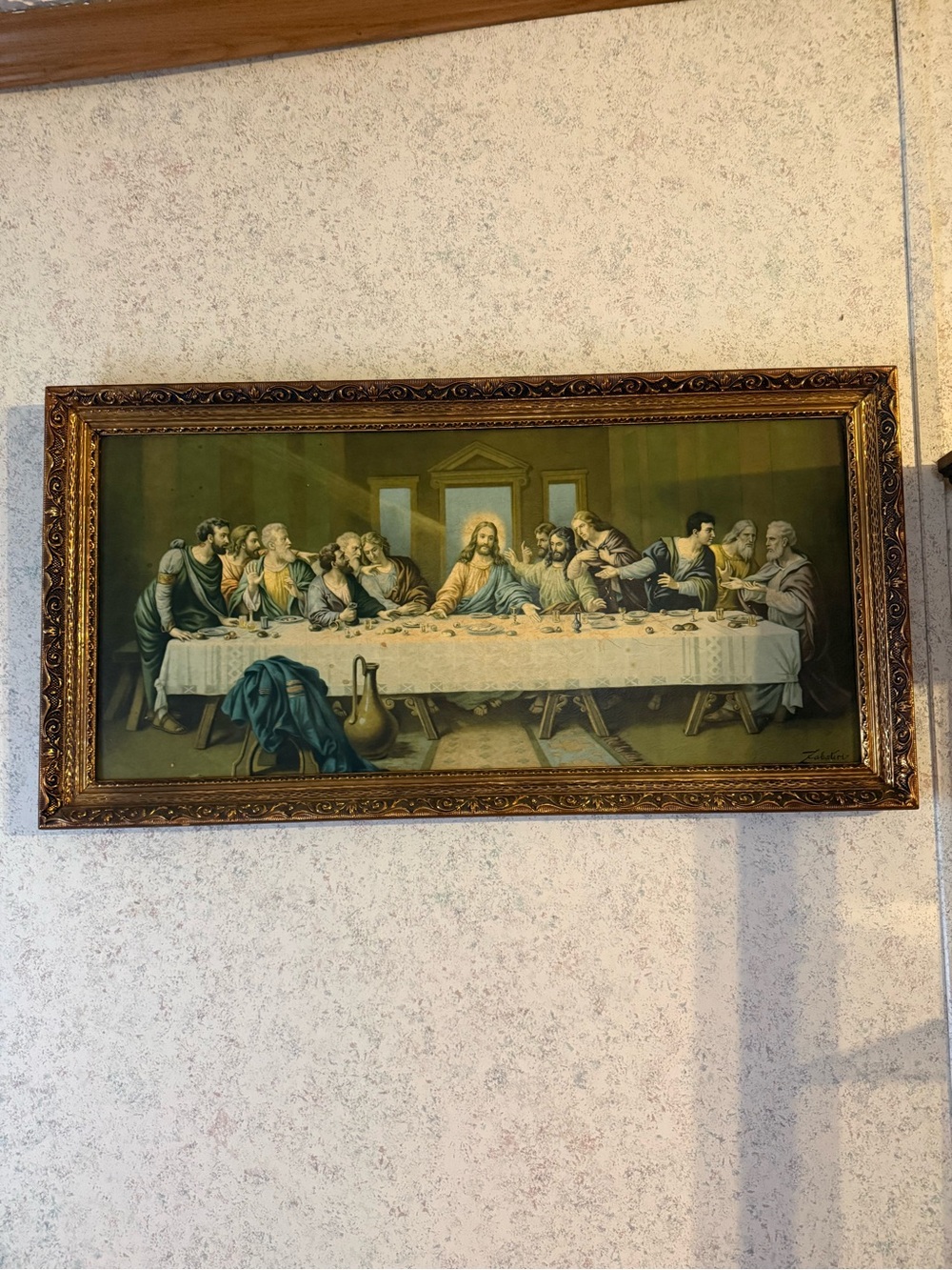 Framed “Lords Supper”